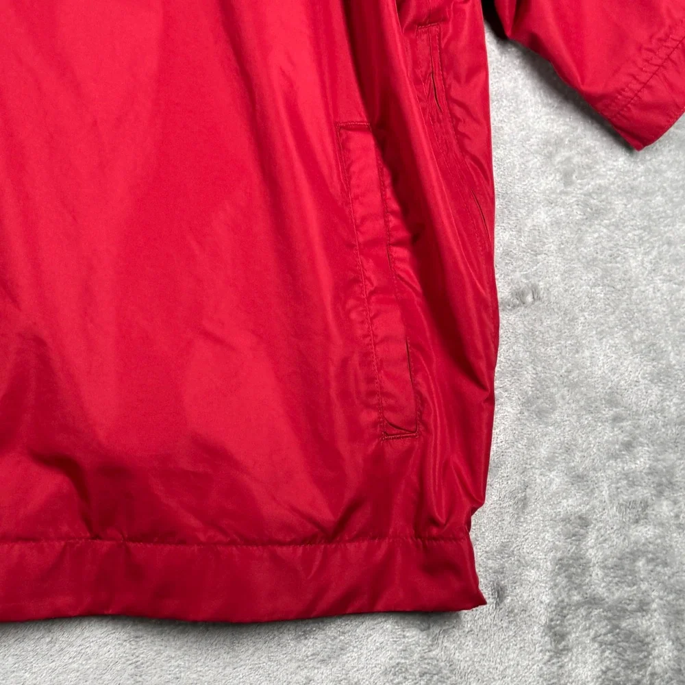 Polo Golf Ralph Lauren Pullover Jacket Mens L Red‎ Short Sleeve Windbreaker